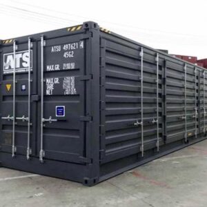 Contenedor negro High Cube de 40 pies